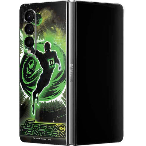DC Comics Green Lantern Cosmic Action Pose Galaxy Z Fold4 5G Skin